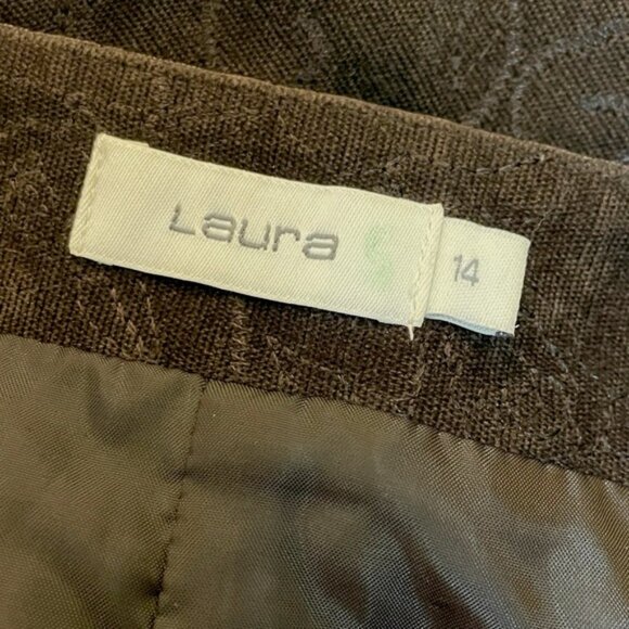 Velvet Textured Fit and Flare Skirt Plus Size Boho Mermaid Western Fall Sz 14 - Picture 2 of 12